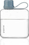 Portable Flat Water Bottle,BPA Free Reusable Tritan Plastic Travel Water Bottle Cup,Lightweight Leakproof Slim Water Bottle Fits Purse,Backpacking...